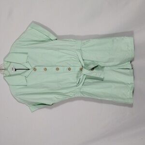 NWT Oat New York Pastel Peppermint Cargo Romper Women's Size Large